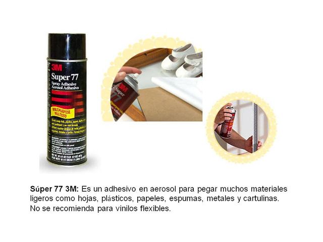 Adhesivo en aerosol